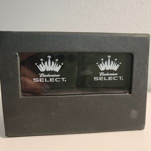 Budweiser Select Mini Speakers item #ME0101. New in open box.